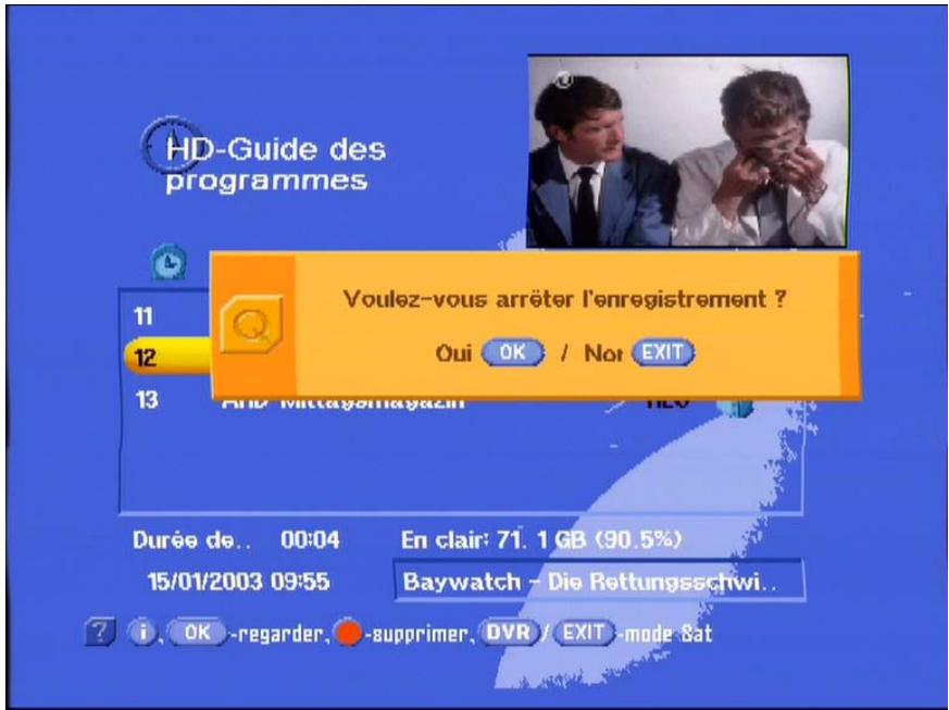 KATHREIN DVR UFD 558 - Enregistrement avec minuterie - 2