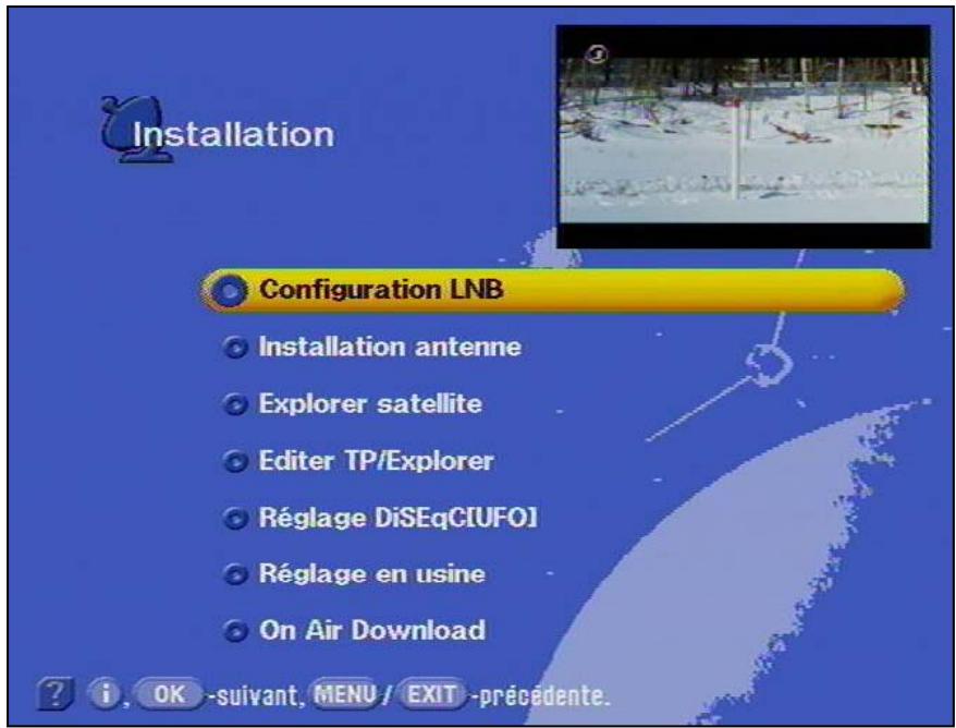 KATHREIN DVR UFD 558 - Configurer un satellite - 1