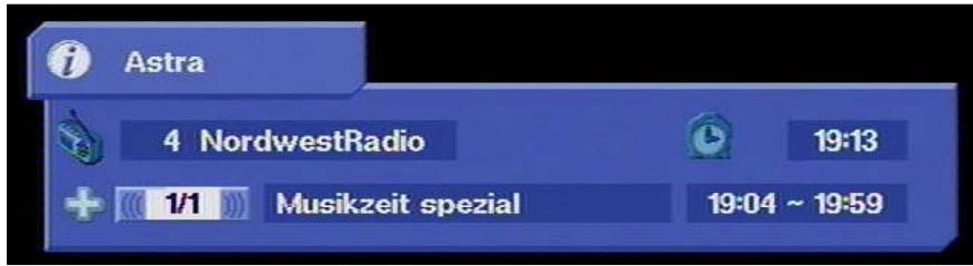 KATHREIN DVR UFD 558 - Passage aux chaînes radio - 2