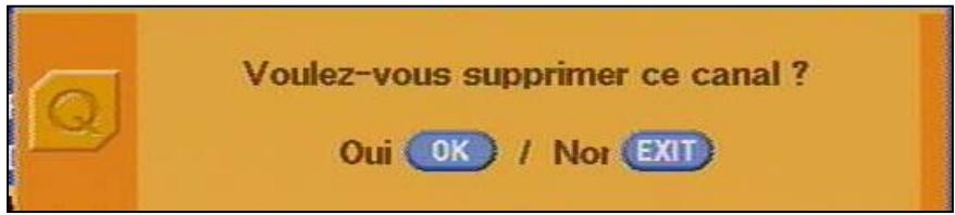 KATHREIN DVR UFD 558 - Supprimer des chaînes - 2