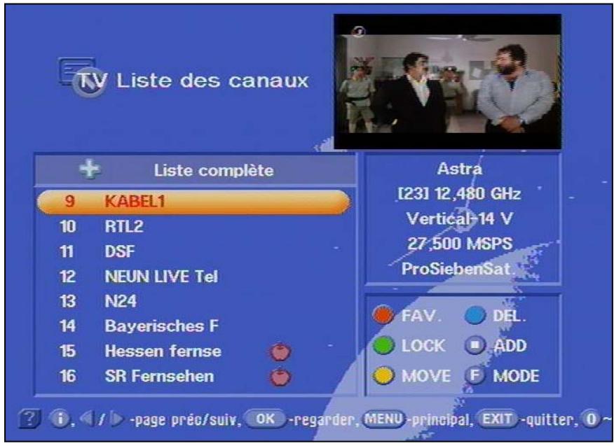 KATHREIN DVR UFD 558 - Tri des chaînes - 1