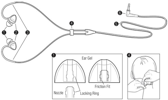 KLIPSCH CUSTOM-1 - Klipsch Custom Earphones - 1