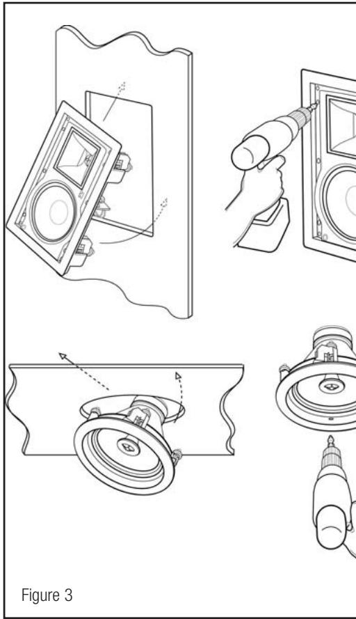 KLIPSCH ARCHITECTURAL LOUDSPEAKER - Installation des enceintes - 1