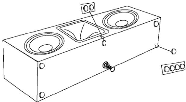KLIPSCH CENTER CHANNEL - PLACEMENT - 2