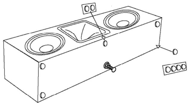 KLIPSCH REF III CENTERS - DISPOSÇÃO - 2