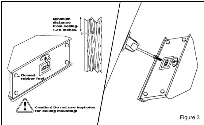 KLIPSCH REF III SURROUND - MONTAGE AU MUR ET AU PLAFOND - 2