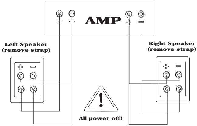 KLIPSCH REFERENCE BOOKSHELVES - SPEAKERS TO AMPLIFIER: KEEPING IT STRAIGHT - 2