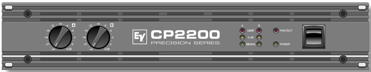 ELECTRO-VOICE CP1800 - INSTALLATION NOTES - 1