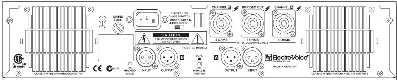 ELECTRO-VOICE CP3000S - FCC INFORMATION (U.S.A) - 8