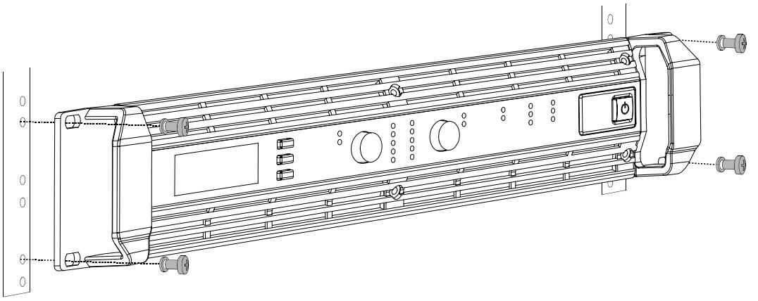 ELECTRO-VOICE TG-5 - Vordere Befestigung der Endstufe - 1