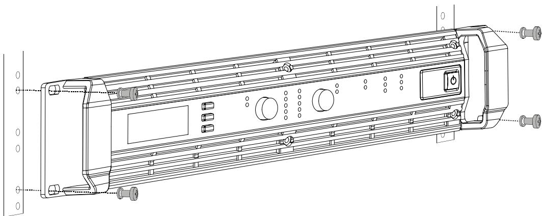 ELECTRO-VOICE TG-5 - Front Mounting of the Power Amplifier - 1