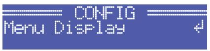 ELECTRO-VOICE TG-5 - Structure du menu CONFIG - 6