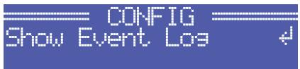 ELECTRO-VOICE TG-5 - Structure of the CONFIG menu - 5