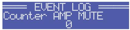 ELECTRO-VOICE TG-5 - Structure du menu config/event LOG - 4