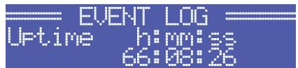 ELECTRO-VOICE TG-5 - Structure du menu config/event LOG - 6