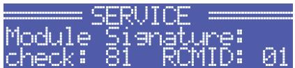 ELECTRO-VOICE TG-5 - Structure of the CONFIG/SERVICE menu - 4