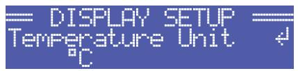 ELECTRO-VOICE TG-5 - Structure of the CONFIG/DISPLAY SETUP menu - 8