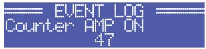 ELECTRO-VOICE TG-5 - Structure du menu config/event LOG - 2