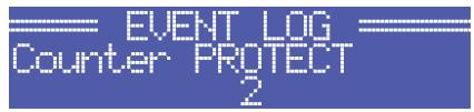 ELECTRO-VOICE TG-5 - Structure du menu config/event LOG - 3