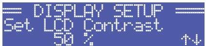 ELECTRO-VOICE TG-5 - Structure of the CONFIG/DISPLAY SETUP menu - 2
