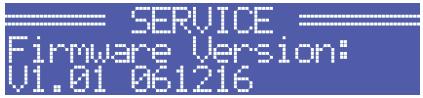 ELECTRO-VOICE TG-7 - Structure of the CONFIG/SERVICE menu - 5