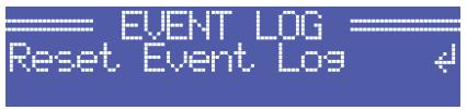 ELECTRO-VOICE TG-7 - Structure du menu config/event LOG - 9