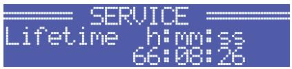 ELECTRO-VOICE TG-7 - Structure du menu config/service - 2