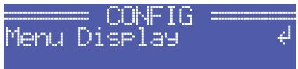 ELECTRO-VOICE TG-7 - Structure of the CONFIG menu - 6