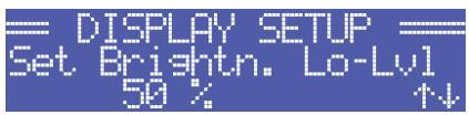 ELECTRO-VOICE TG-7 - Structure du menu config/display SETUP - 5
