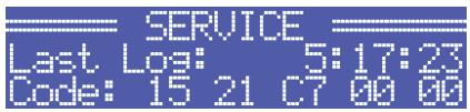 ELECTRO-VOICE TG-7 - Menüstruktur CONFIG.SERVICE - 3
