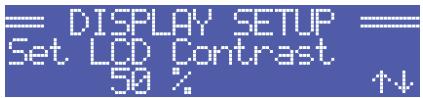 ELECTRO-VOICE TG-7 - Structure du menu config/display SETUP - 2