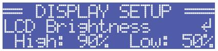 ELECTRO-VOICE TG-7 - Structure of the CONFIG/DISPLAY SETUP menu - 3