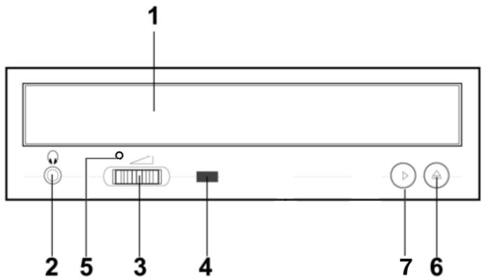 AOPEN DRW4410RENCH - Panneau avant (2) - 1