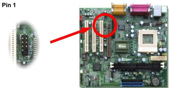 AOPEN MX3S - Connecteur irda - 2