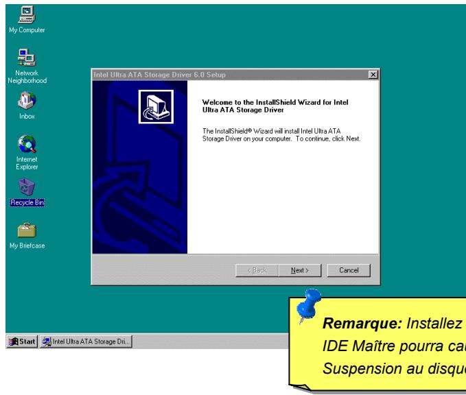 AOPEN MX3S - Installez le pilote bus IDE maître - 1