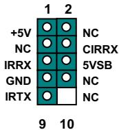 AOPEN MX3S - Connecteur irda - 1