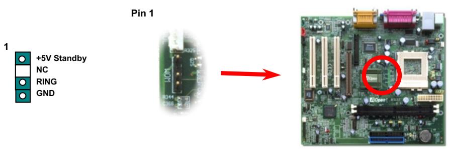 AOPEN MX3S - WOM (réveil modem de zéro volt) - 1