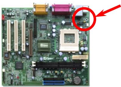 AOPEN MX3S - Fusible réinitialisable - 1