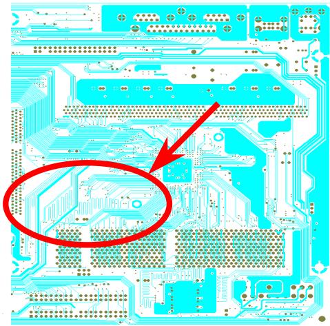 AOPEN MX3S - Disposition (mur d'isoler une fréquence) - 1