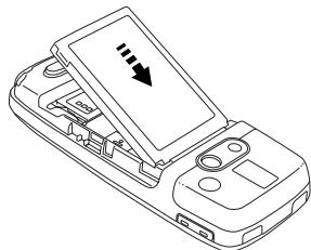 SPV C500 - Insérer la batterie - 1
