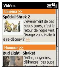 SPV C500 - La vidéo sur le mobile : - 1