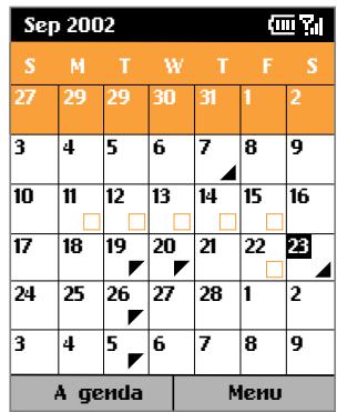 SPV C550 - Consulter votre programme pour le mois: - 1