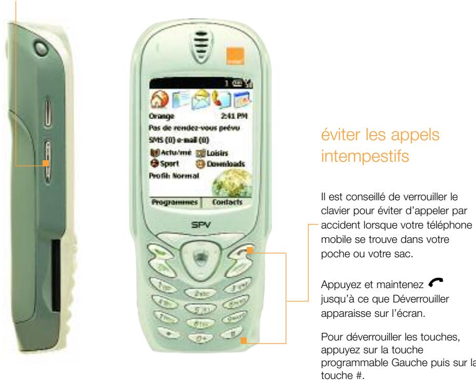 SPV C550 - Écouter les appels avec le volume correct - 1