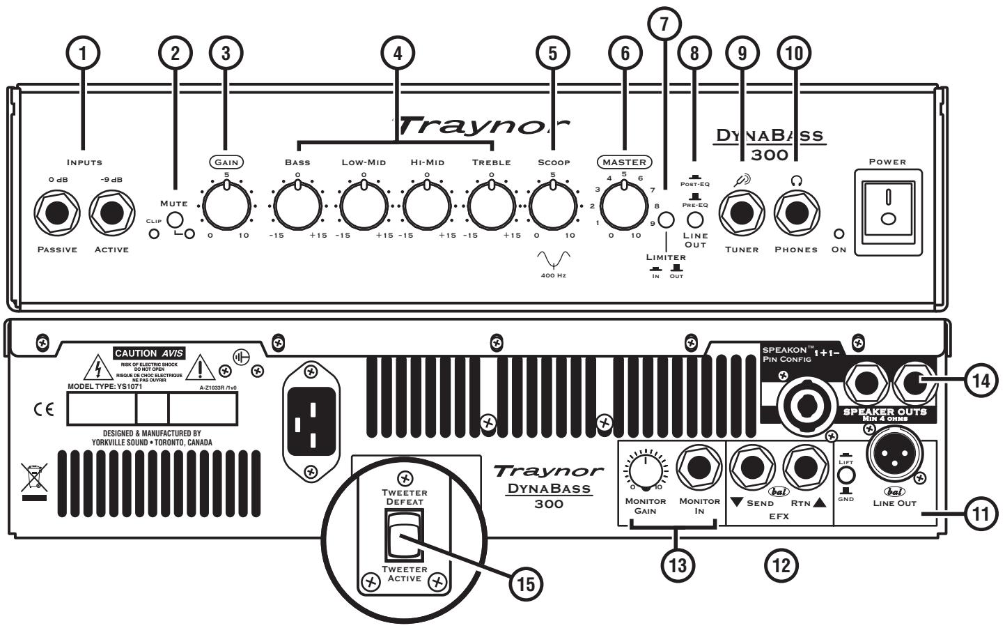 TRAYNOR DYNABASS 300 - Traynor - 1