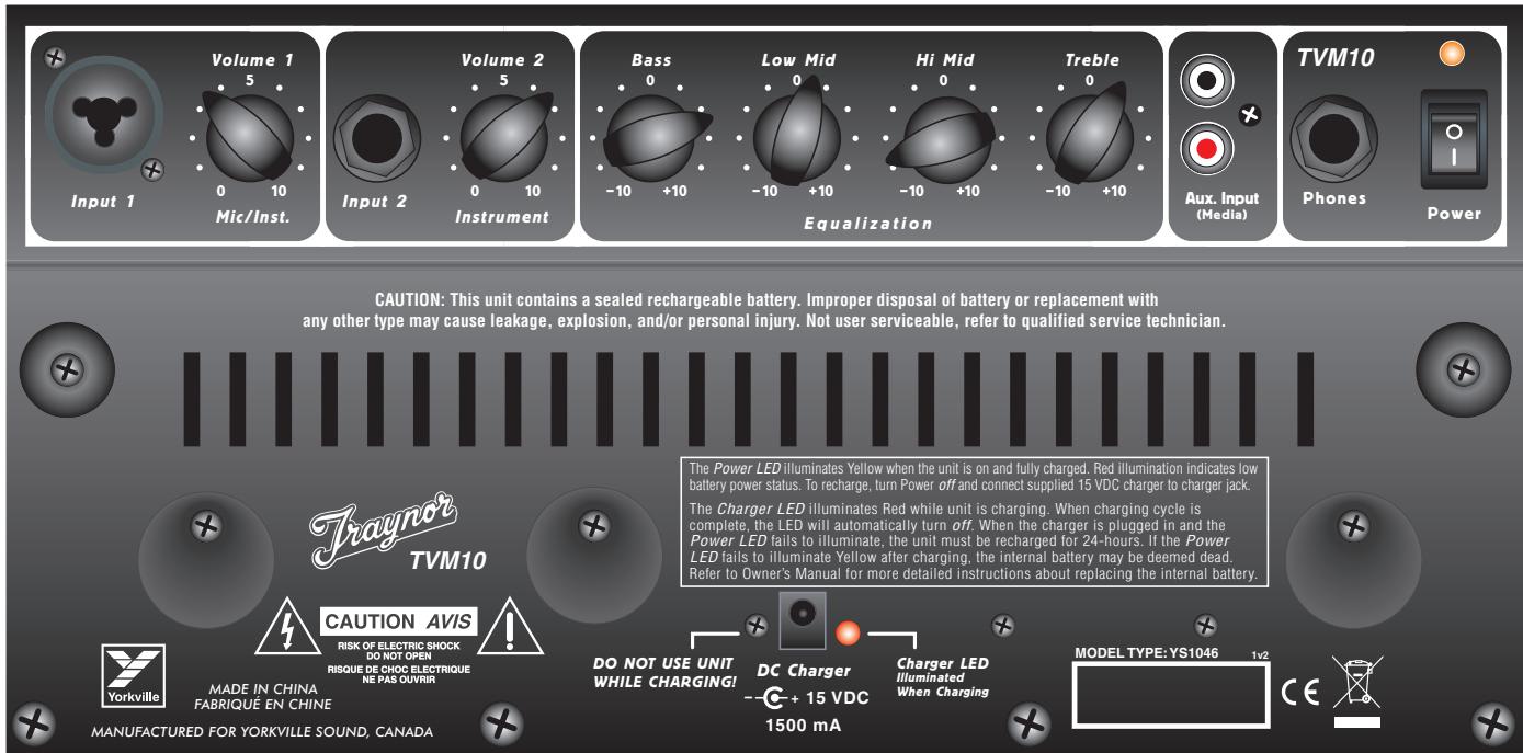 TRAYNOR TVM10 - Service - 1