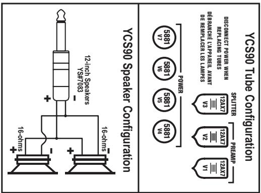 TRAYNOR YCS50 - Model TYPE: YS1064 Model TYPE: YS1067 Block Diagram for YCS50/50HIYCS90 - 2