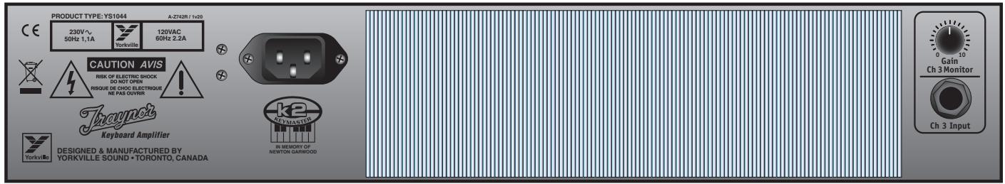 TRAYNOR YS1044 - Specifications - 3