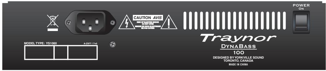 TRAYNOR YS1060 - Service - 2