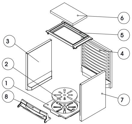 AUSTRO FLAMM COSMO - PROSPETTO DEI RICAMBI PRINCIPALI - 1