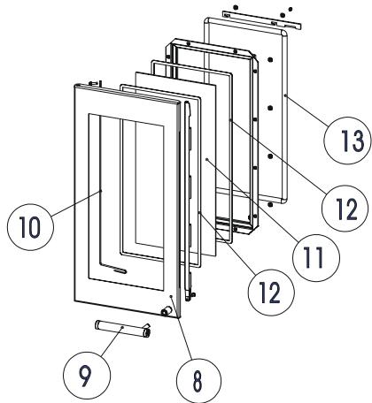 AUSTRO FLAMM GLASS - PROSPETTO DEI RICAMBI PRINCIPALI - 2